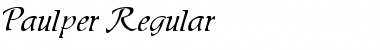 Download Paulper Regular Font