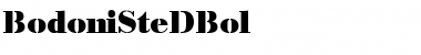 Download BodoniSteDBol Regular Font