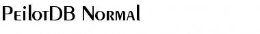 Download PeilotDB Normal Font