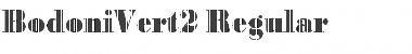 Download BodoniVert2 Regular Font