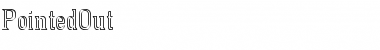 Download PointedOut Font