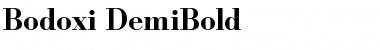 Download Bodoxi-DemiBold Regular Font