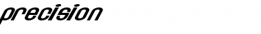 Download precision Font