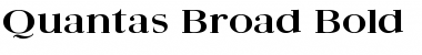 Download Quantas Broad Bold Font