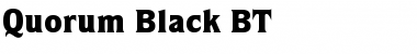 Download Quorum Blk BT Black Font