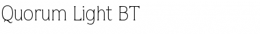 Download Quorum Lt BT Light Font