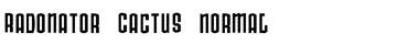 Download Radonator Cactus Normal Font