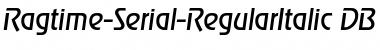 Download Ragtime-Serial DB RegularItalic Font