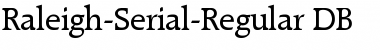 Download Raleigh-Serial DB Regular Font