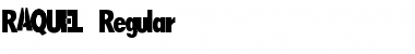 Download RAQUEL Regular Font