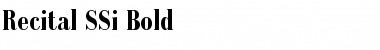 Download Recital SSi Font