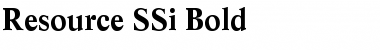 Download Resource SSi Bold Font