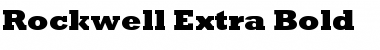 Download Rockwell Extra Bold Regular Font