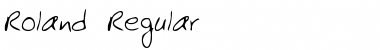 Download Roland Regular Font