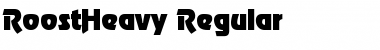 Download RoostHeavy Regular Font