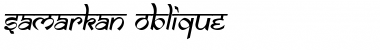 Download Samarkan Oblique Font