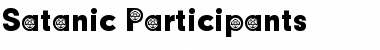 Download Satanic Participants Font Download Satanic Participants Font