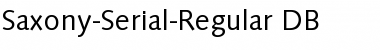 Download Saxony-Serial DB Regular Font