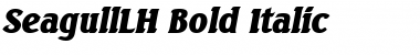 Download SeagullLH Bold Italic Font