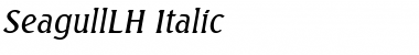 Download SeagullLH Italic Font