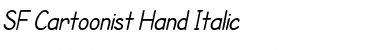 Download SF Cartoonist Hand Italic Font