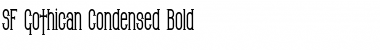 Download SF Gothican Condensed Bold Font