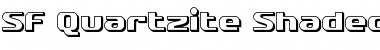 Download SF Quartzite Shaded Regular Font Title Preview
