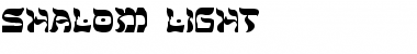 Download Shalom-Light Regular Font Title Preview