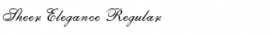 Download Sheer Elegance Regular Font
