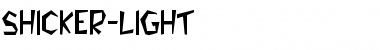 Download Shicker-Light Regular Font
