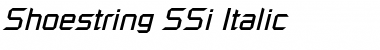 Download Shoestring SSi Italic Font