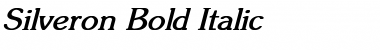 Download Silveron Bold Italic Font