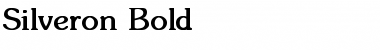 Download Silveron Bold Font