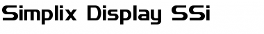 Download Simplix Display SSi Regular Font