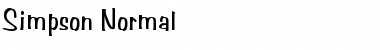 Download Simpson Normal Font