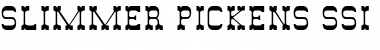 Download Slimmer Pickens SSi Regular Font