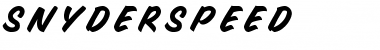 Download SnyderSpeed Regular Font