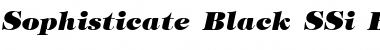 Download Sophisticate Black SSi Bold Italic Font