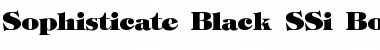 Download Sophisticate Black SSi Bold Font