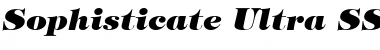 Download Sophisticate Ultra SSi Black Italic Font