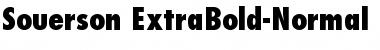Download Souerson_ExtraBold-Normal Regular Font