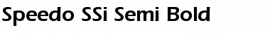 Download Speedo SSi Semi Bold Font