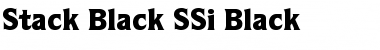 Download Stack Black SSi Font