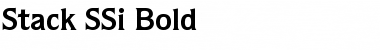 Download Stack SSi Bold Font