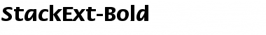 Download StackExt-Bold Regular Font