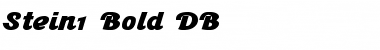 Download Stein1 DB Bold Font