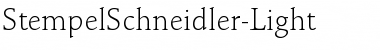 Download StempelSchneidler-Light Regular Font