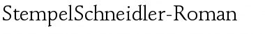 Download StempelSchneidler-Roman Regular Font