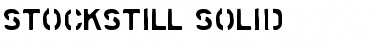 Download Stockstill Solid Regular Font