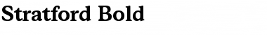 Download Stratford Bold Font